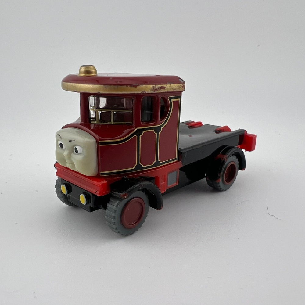 Thomas & Friends Elizabeth Car Red Flatbed Train Car Die Cast 2003